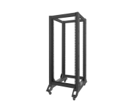 Lanberg Stojąca 19" 27U 600x800mm Open Rack (czarna) - 455670 - zdjęcie 1